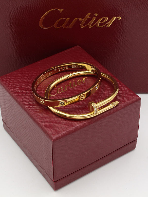 اسوارة كارتير مسمار مع اسواره لوف زركون اسواره CARTIER