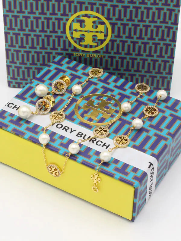 طقم توري بورش 3 قطع زركون ولولو اطقم tory burch