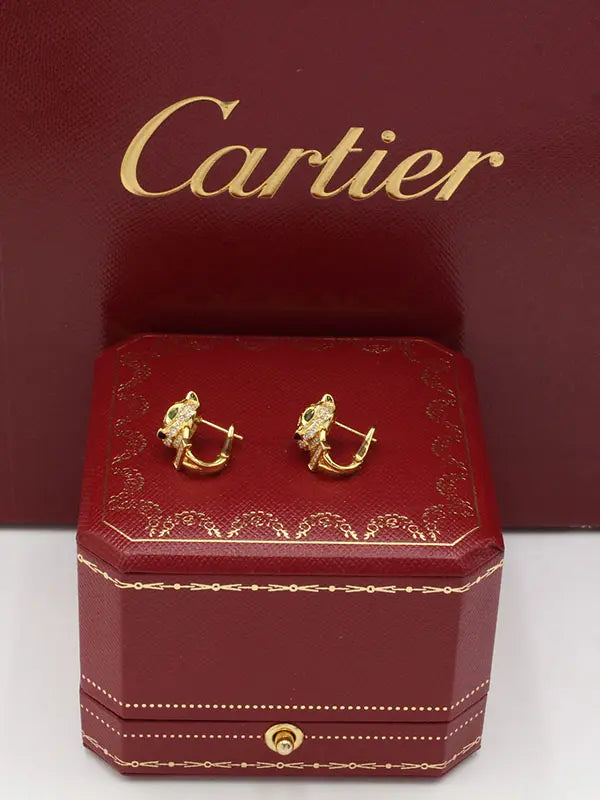 حلق كارتير تايقر كبس زركون ماستر حلق CARTIER