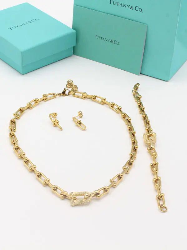 طقم تيفاني زركون 3 قطع اطقم tiffany