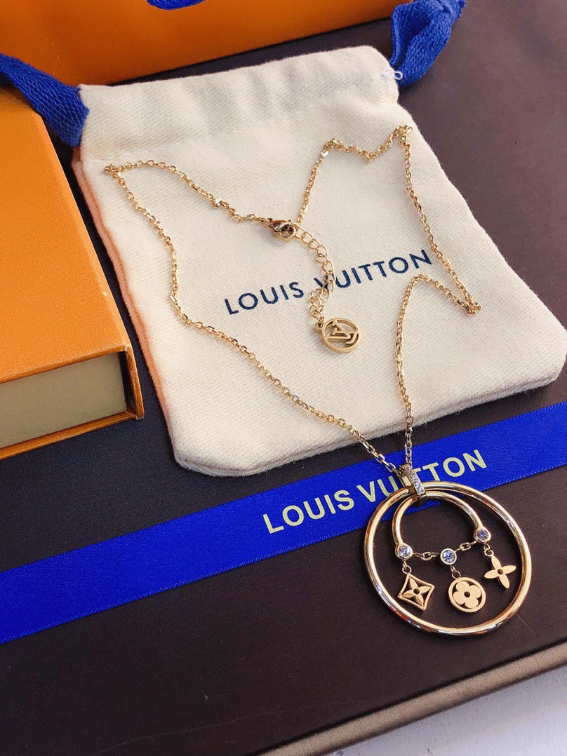 سلسال لويس فيتون دبل سيركلز سلسال louis vuitton