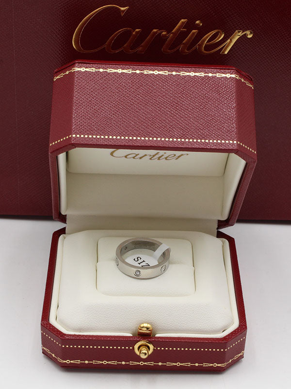 دبله كارتير لوقو زركون slim خواتم CARTIER فضي 7