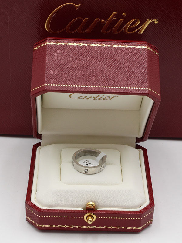 دبله كارتير لوقو زركون slim خواتم CARTIER فضي 7