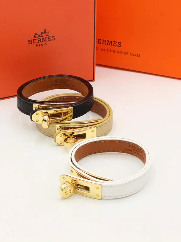 اسوارة هيرمز جلد ماستر لوقو اسواره HERMES