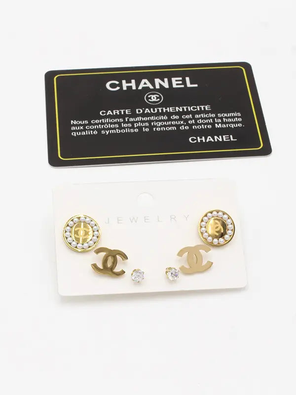 مجموعه حلق شانيل 605 حلق chanel