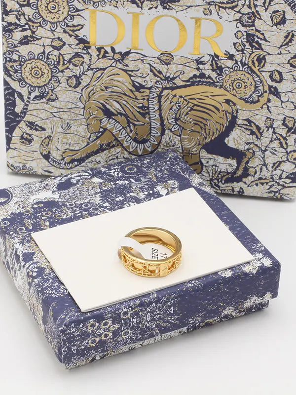 خاتم ديور نقشة غوايش لوقو SLIM خواتم dior