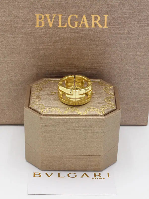 خاتم بولغاري ماستر ميتال خواتم bvlgari ذهبي