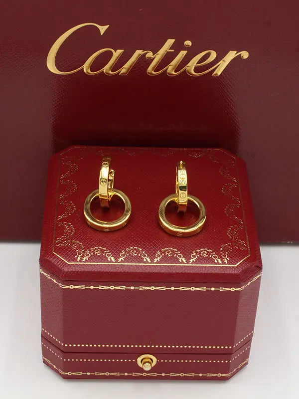 حلق كارتير لوقو ماستر دبل سيركلز حلق CARTIER