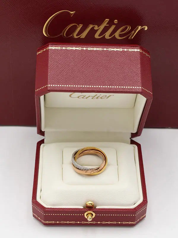 خواتم كارتير متشابكة ماستر الجديد خواتم CARTIER ذهبي 7