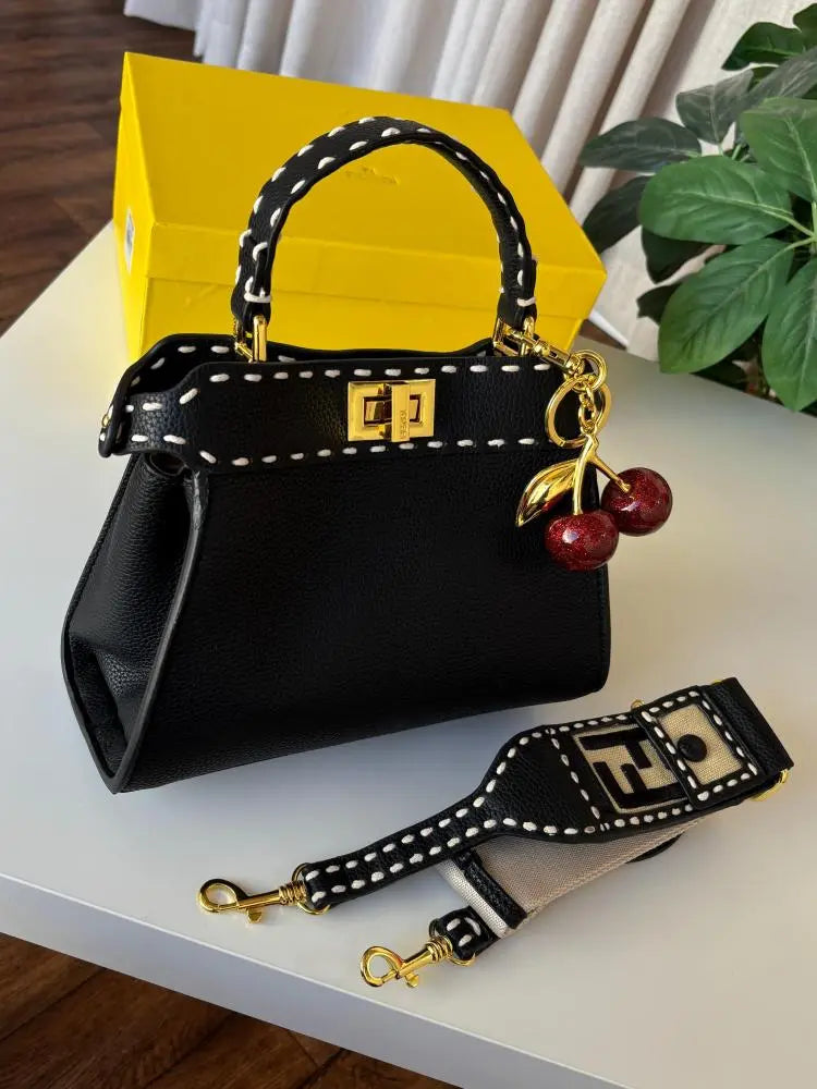 شنطة فندي بتعليقه كرز شنط وحقائب fendi bags