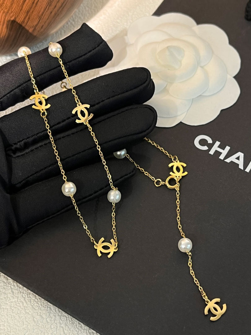 سلسال شانيل تشوكر طويل سلسال chanel