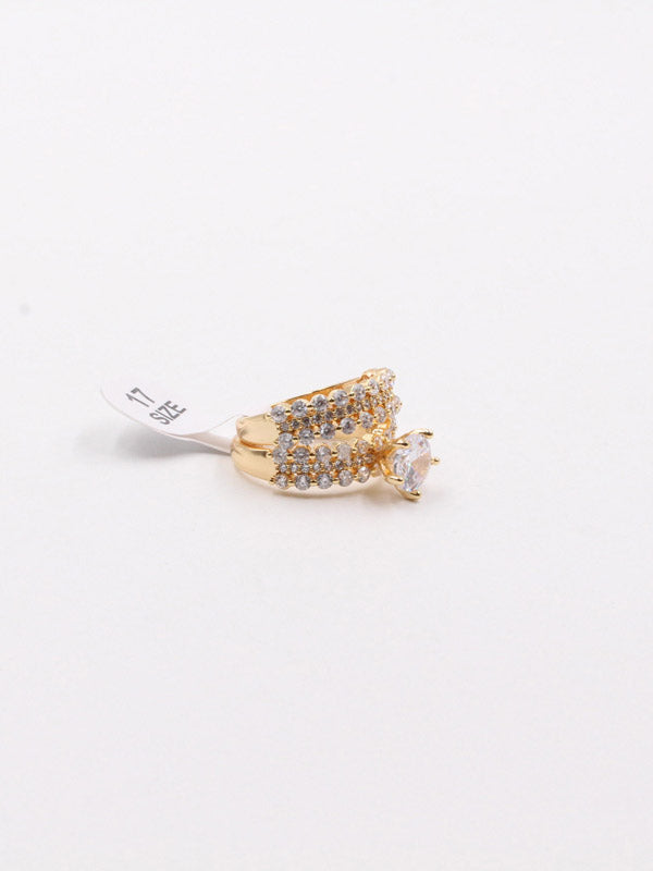 خاتم توينز دبل لاينز زركون خواتم jewel