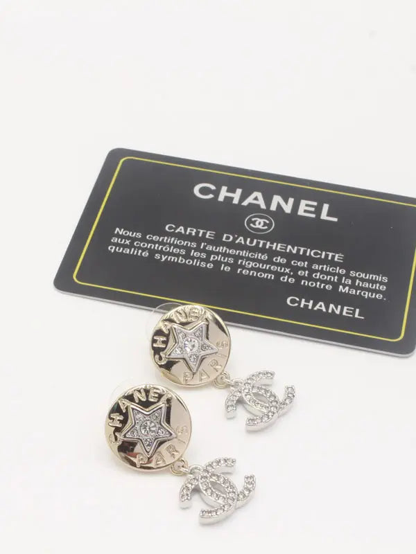 حلق شانيل انتيك مدور 650 حلق chanel