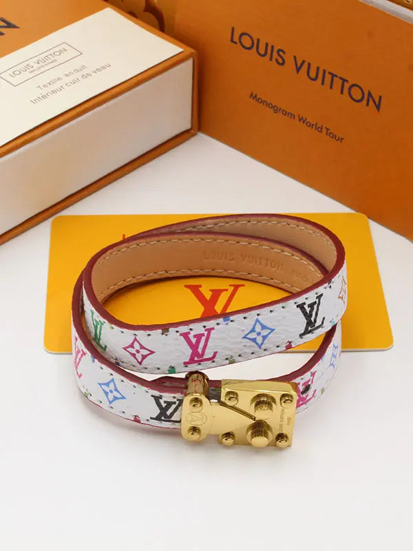 اساور لويس فيتون ليذر ماستر تو لاينز اسواره louis vuitton