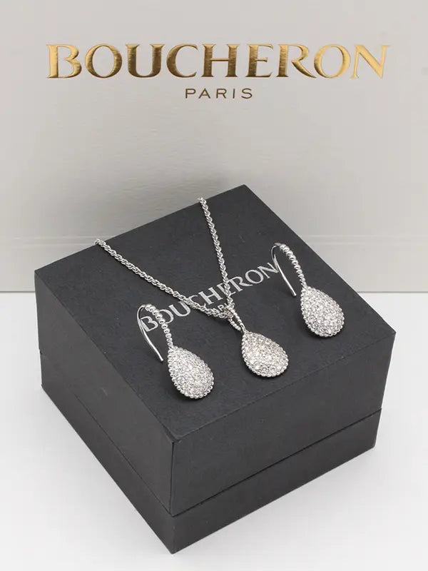 طقم بوشرون زركون دمعه اطقم bucheron