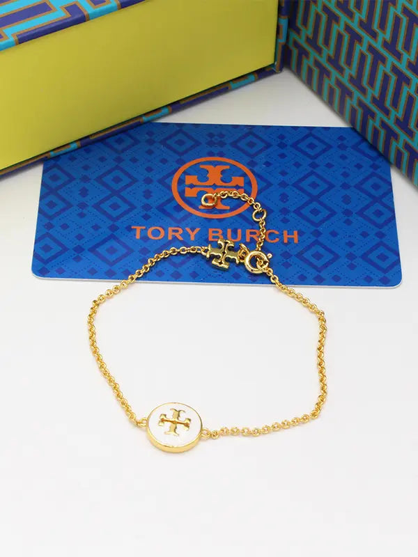 اسوارة توري بورش ناعمة وايت ماستر اسواره tory burch ذهبي