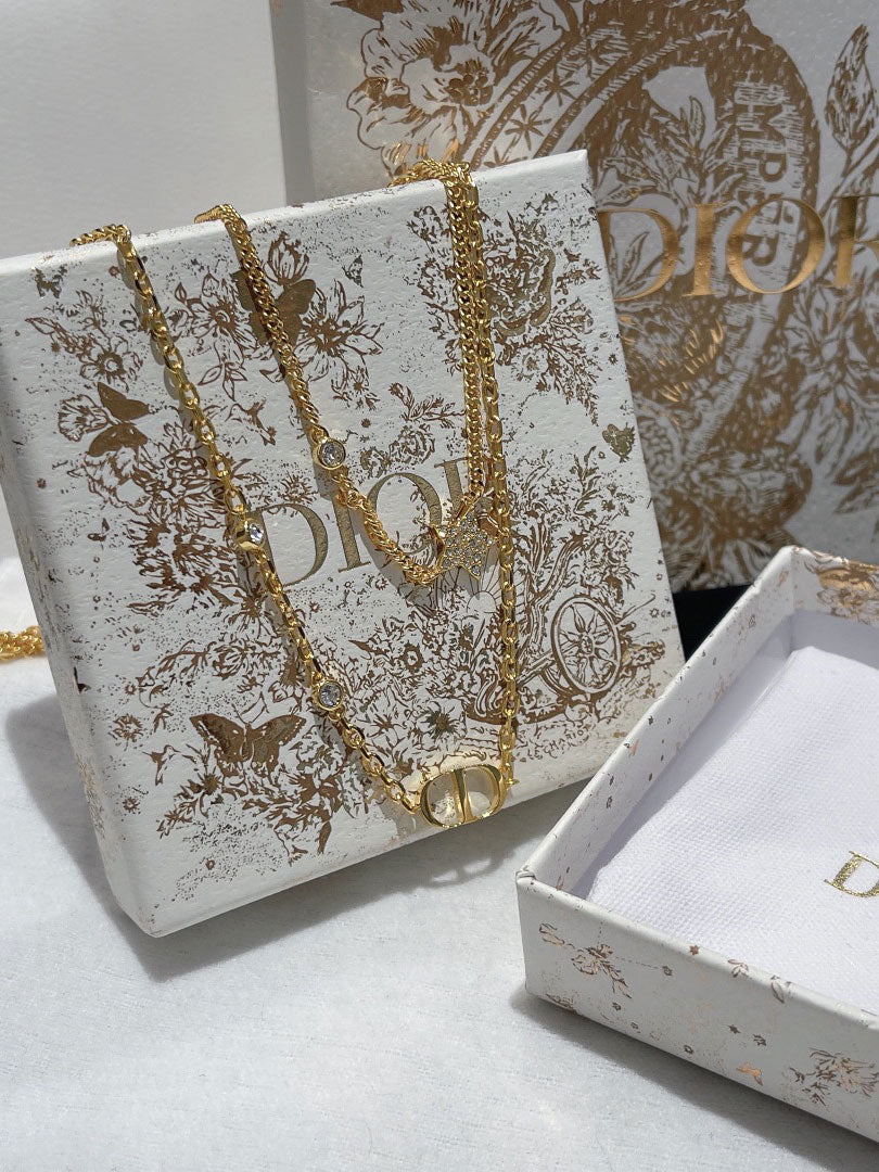 سلسال ديور جنزير دبل لاينز سلسال dior