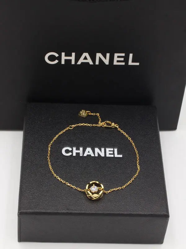 اسواره شانيل ون ستون زركون ماستر اسواره chanel ذهبي