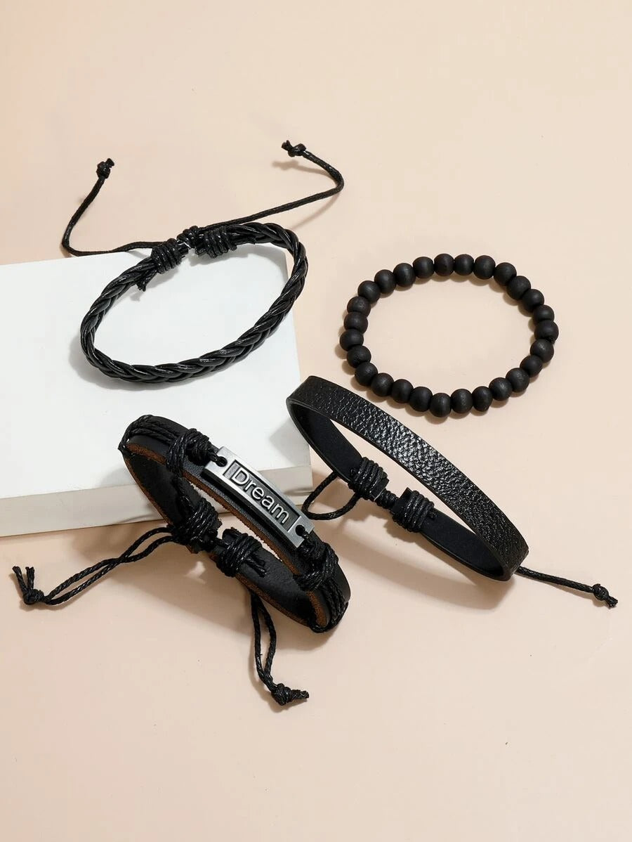 اسواره رجالي مجموعة اساور اسواره Jewel أسود