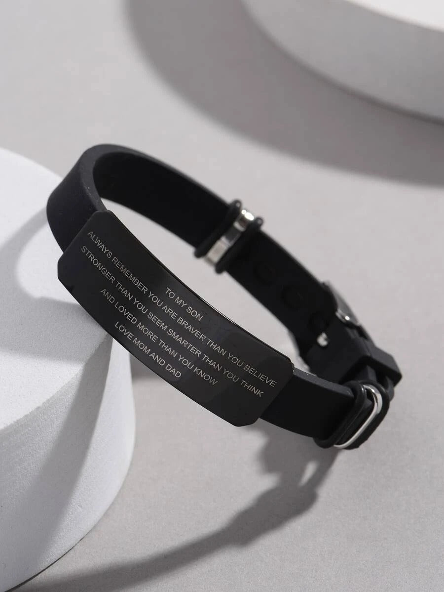 اسواره رجالي TO MY SON اسواره Jewel أسود