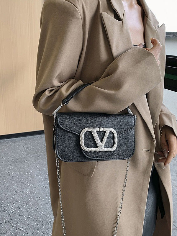 حقيبة فالنتينو لوقو فضيه محافظ VALENTINO اسود
