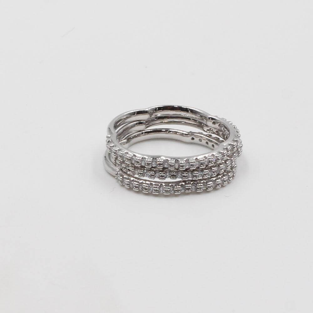 دبل خواتم توينز زركون كوريه خواتم متوفر 2 لون