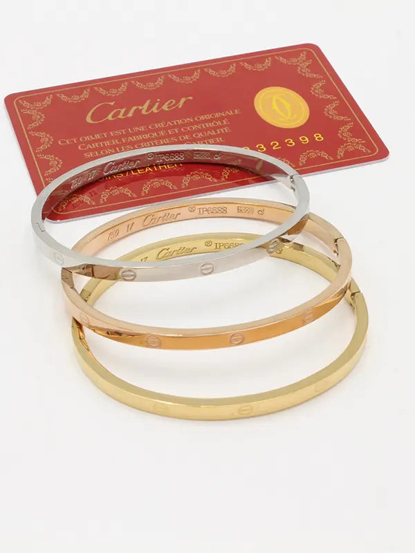 اساور كارتير طقم 3 اساور slim اسواره CARTIER