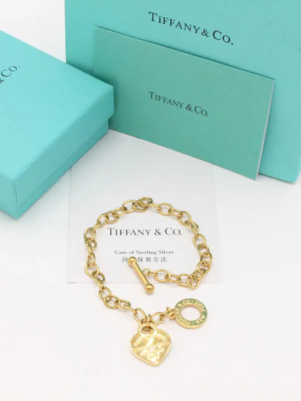 اسوارة تيفاني ميتال هارت لوك اسواره tiffany