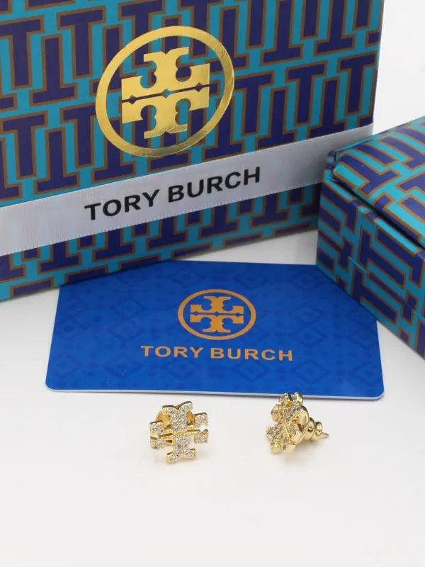 حلق توري بورش سمبل لوقو ماستر زركون حلق tory burch