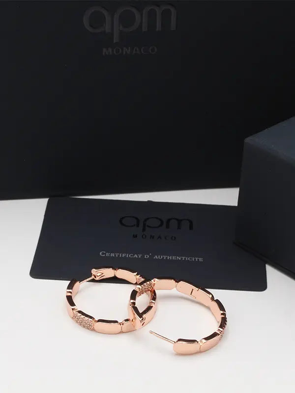 حلق اي بي ام الجديد هاف زركون وسط لوقو حلق APM