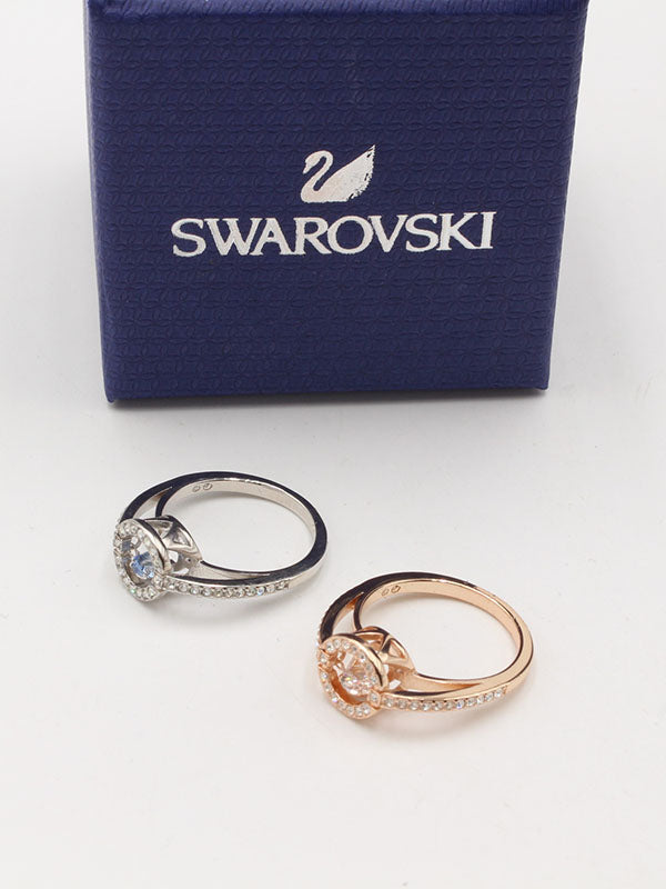 خاتم سواروفسكي ون ستون زركون خواتم Swarovski