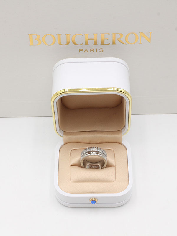 خاتم بوشرون سيراميك قولد اند سلفر خواتم bucheron