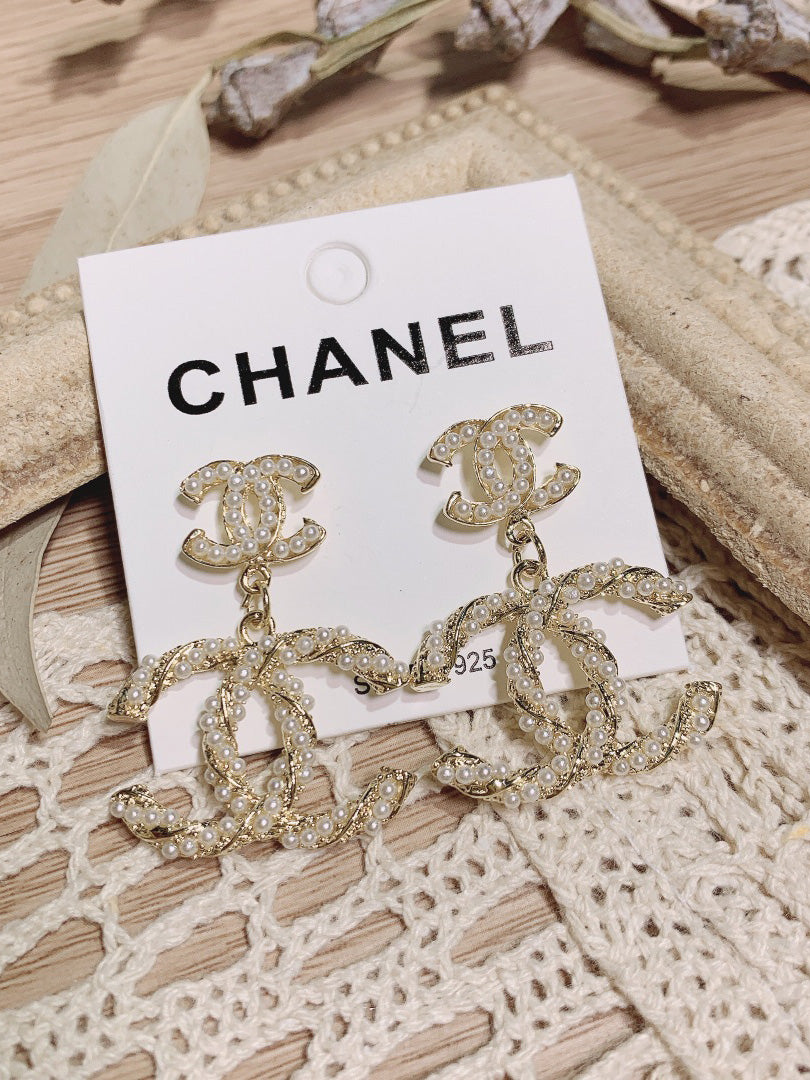 حلق شانيل 8038 حلق chanel