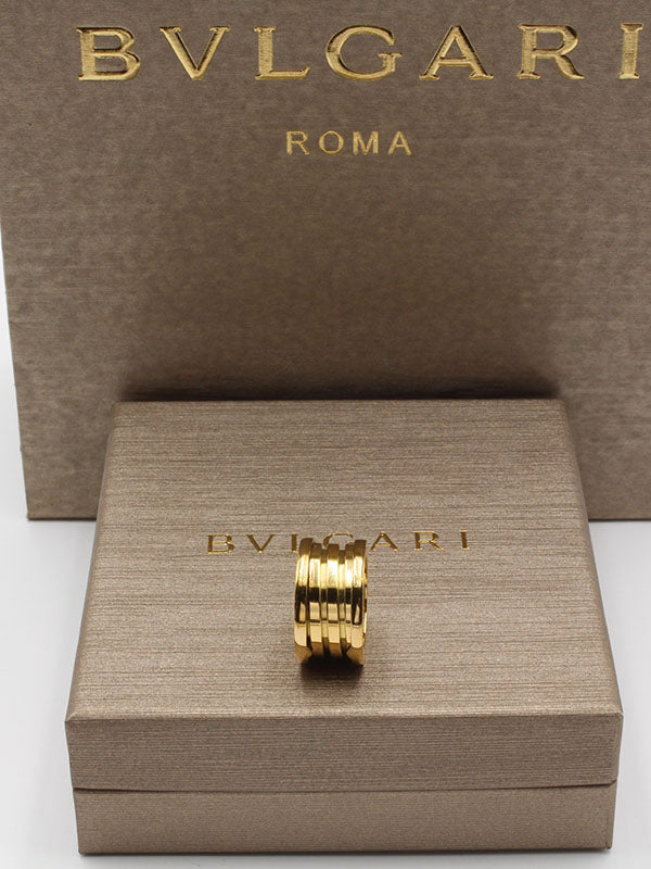 دبلة بولغاري عريضه ميتال خواتم bvlgari