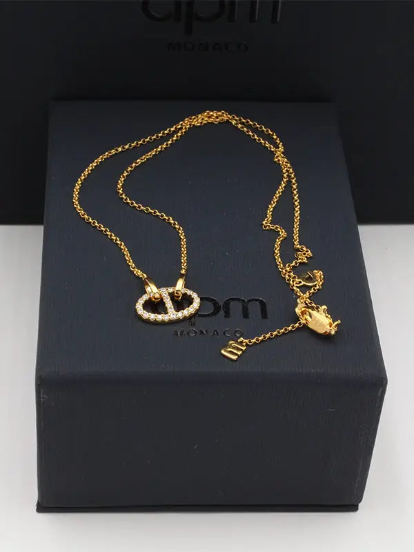 سلسال اي بي ام ناعم زركون لوقو APM سلسال APM