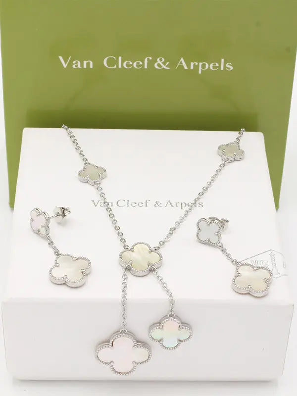 طقم فان كليف 5 وردات 2 قطع اطقم van cleef