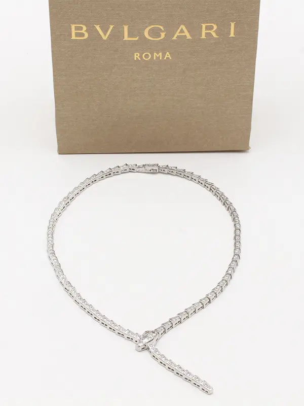 عقد بولغاري الجديد زركون لوقو سلسال bvlgari