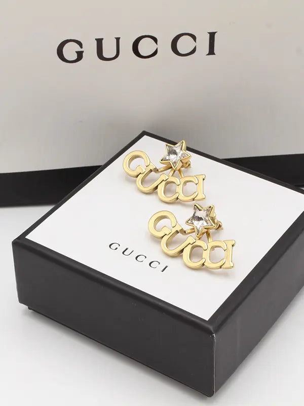 حلق قوتشي لوقو مطفي حلق gucci