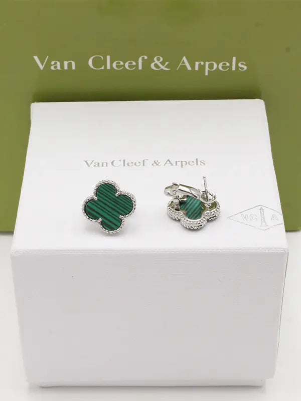 حلق فان كليف كبس الماستر حلق van cleef اخضرفضي