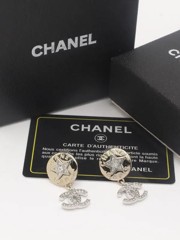 حلق شانيل انتيك مدور 650 حلق chanel