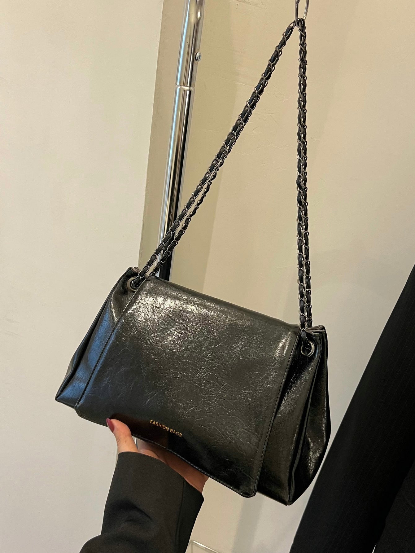 حقيبة كتف بحزام سلسلة شنط وحقائب شنط