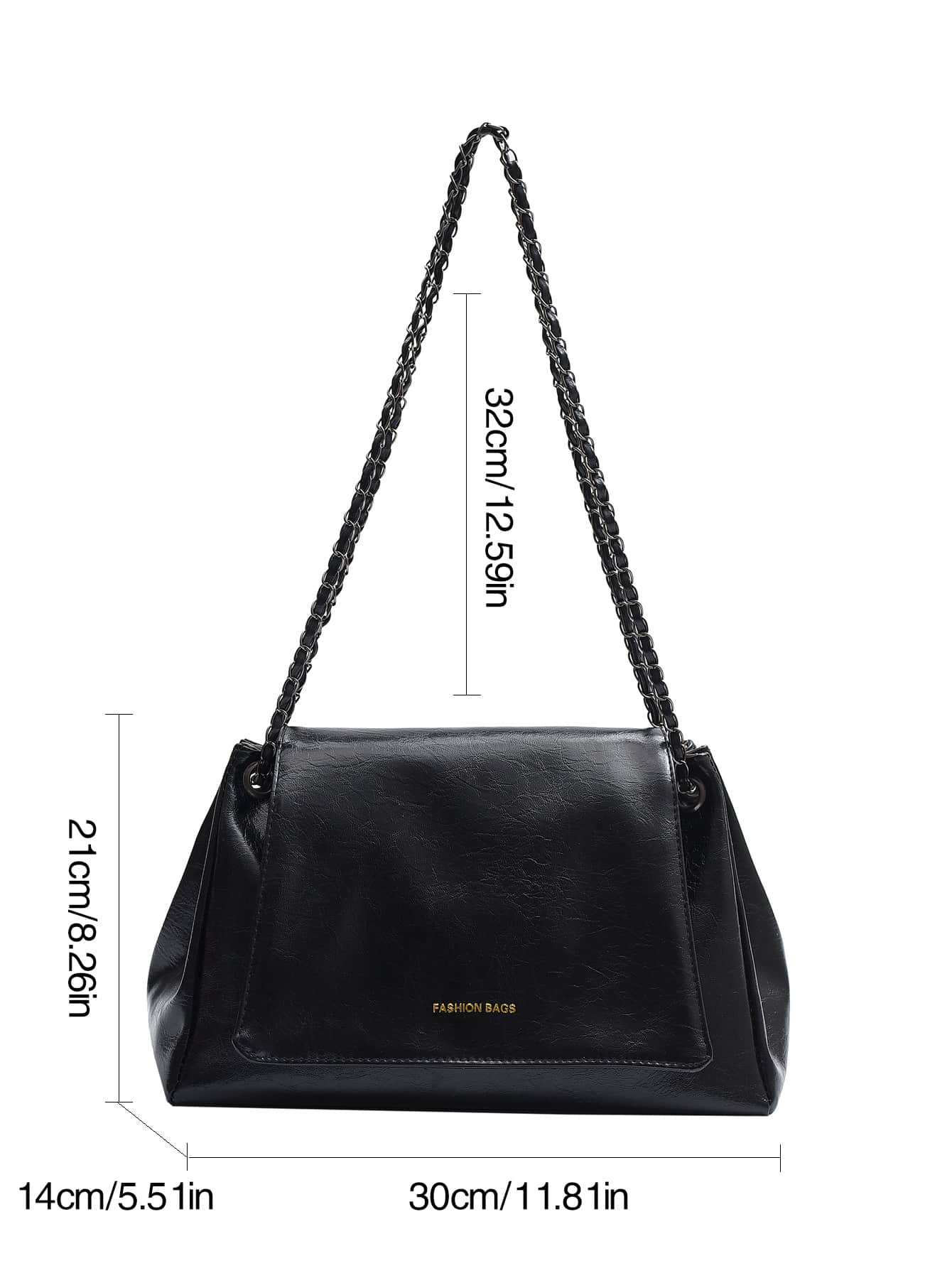 حقيبة كتف بحزام سلسلة شنط وحقائب شنط