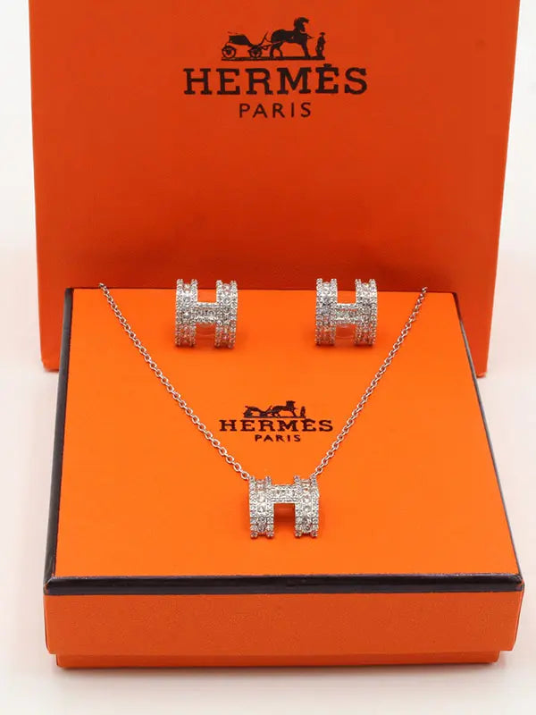 طقم هيرمز زركون ناعم 2 قطع اطقم HERMES