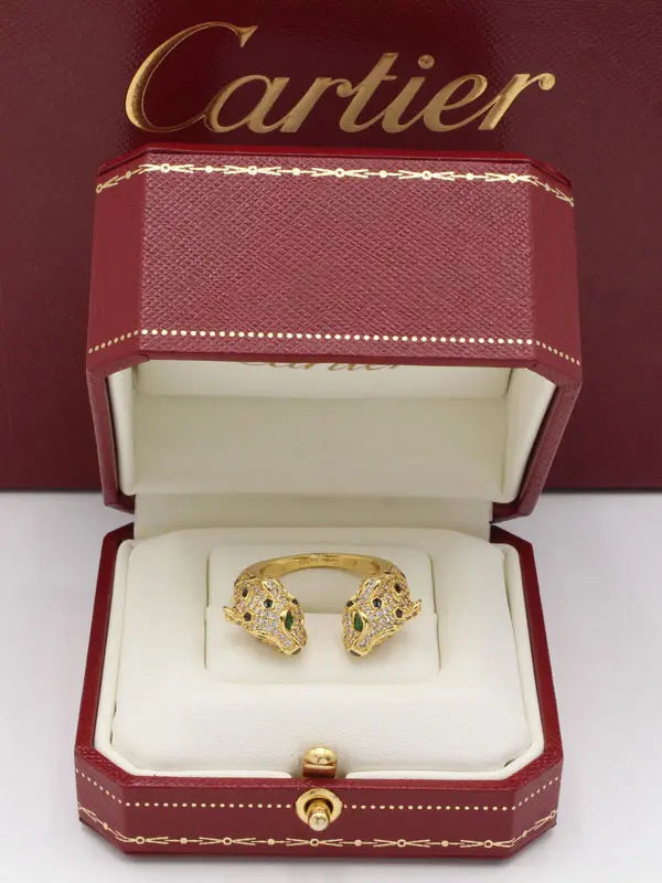 خاتم كارتير تايقر ميتال ماستر زركون خواتم CARTIER