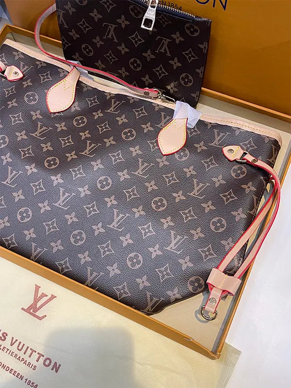 شنطة لويس فيتون كبيره بني داخلي اوفوايت شنط وحقائب fendi bags