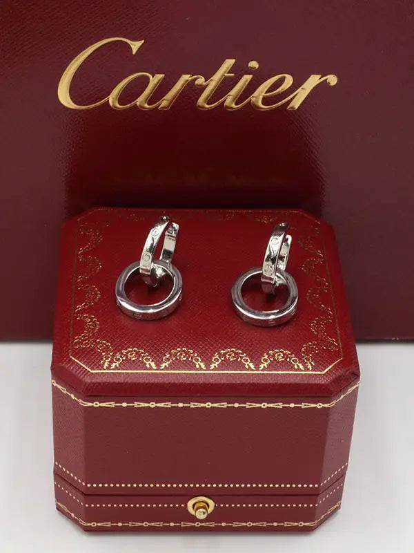 حلق كارتير لوقو ماستر دبل سيركلز حلق CARTIER