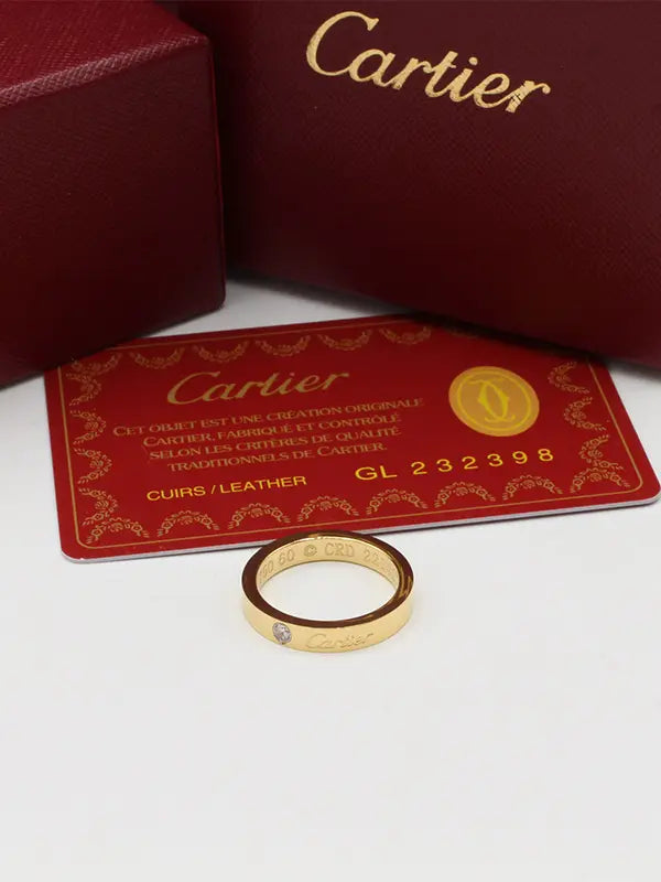 دبلة كارتير لوقو SLIM 3MM خواتم CARTIER