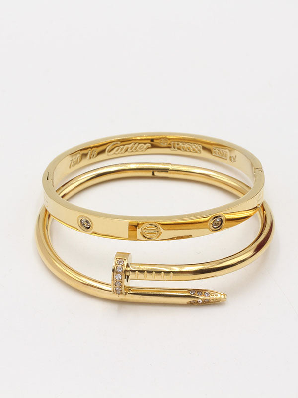 اسوارة كارتير مسمار مع اسواره لوف زركون اسواره CARTIER