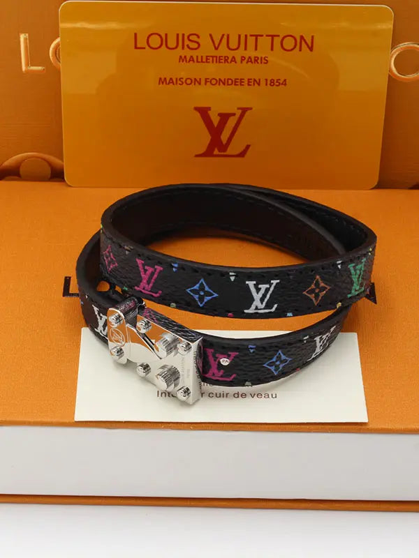 اساور لويس فيتون ليذر ماستر تو لاينز اسواره louis vuitton