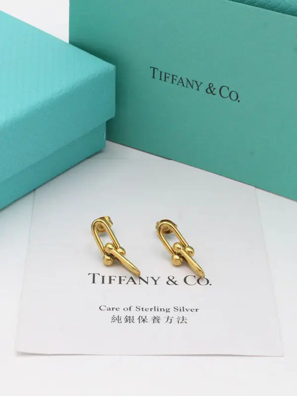 حلق تيفاني ميتال صغير حلق tiffany